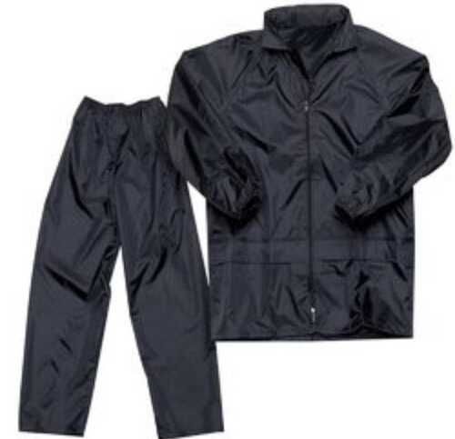 Rainy Men Durable And Comfortable Long Sleeve Waterproof Black Rain Coat