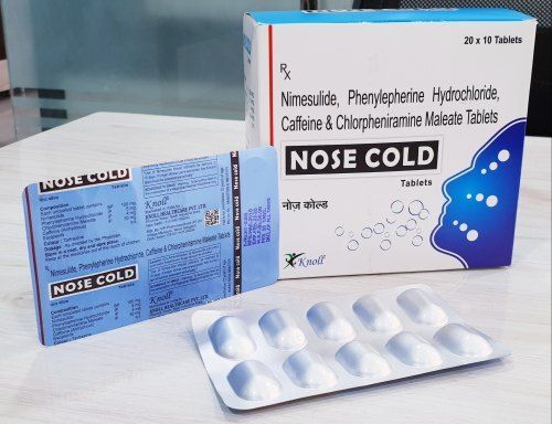 Nosecold Cyproheptadine Anti Cold Tablets For Personal Packaging Type Strips  Organic Medicine