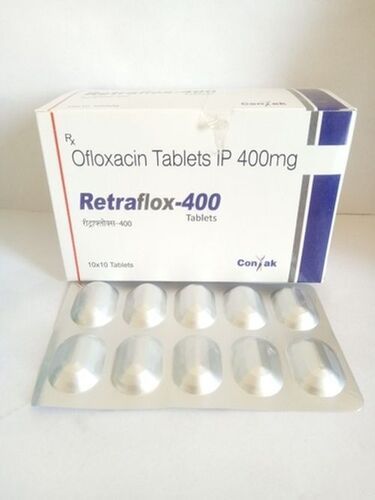 Ofloxacin Tablet 400Mg, 10X10 Tablets General Medicines