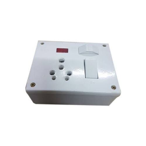 White One Way Switch Operation And Durable Material Power Supply Switch Box 