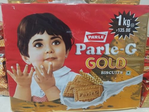 Pack Of 1 Kilogram 6.7Gram Fat Crispy And Tasty Parle G Gold Biscuit  Fat Content (%): 6.7 Grams (G)