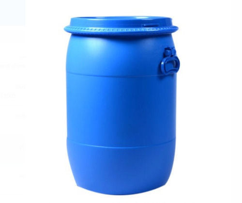 Round Plastic Material Blue Drum For Water Storage With Handle 70