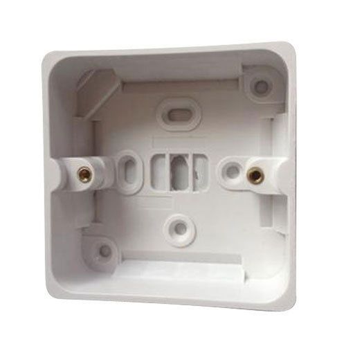 White Square Shape And Plastic Material Support Light Fixtures High Protect Range Switch Box 