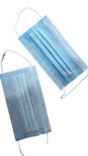 Three Layered Comfortable Elastic And Light In Weight Disposable Face Mask 