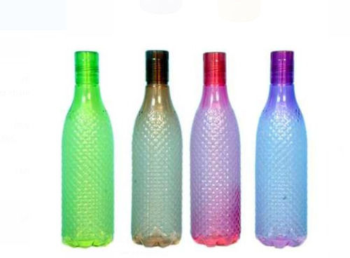 Transparent Color Plastic Material Stylish Fridge Water Bottle With 1 Liter Capacity  Sealing Type: Screw Cap