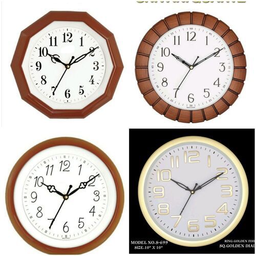 12"X12" Size Round Analog Wall Clock for Home and Office Decor