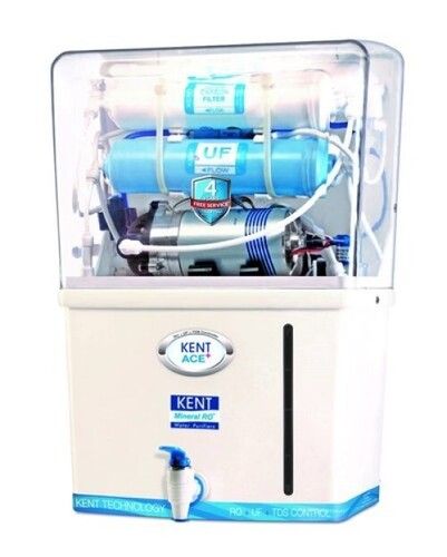 Blue and White Kent Ace Plus RO Water Purifier with 20L/hr