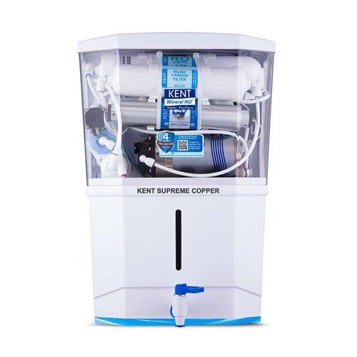 Blue and White Kent Supreme Copper RO Water Purifier for Home