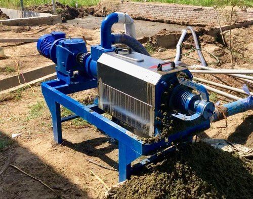 Corrosion Resistance Strong Durable Blue Dewatering Screw Press Machine