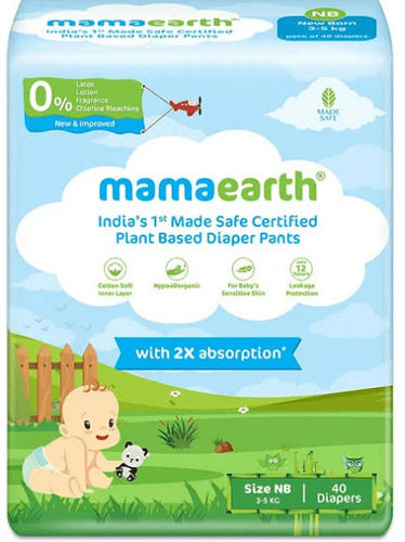 For Babies Free Of Rashes Soft And Stretchy Mamaearth Plant-based Diaper Pants