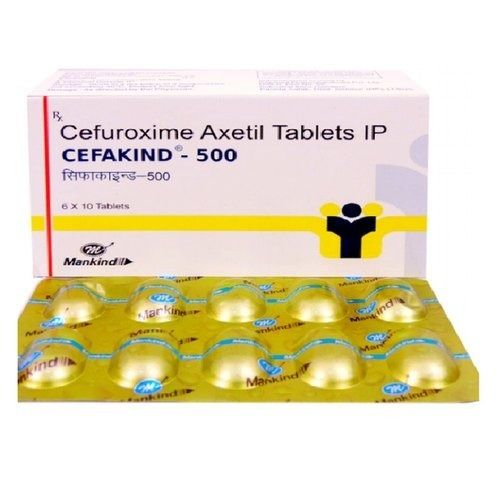 Pack Of 6 X 10 Cefuroxime Axetil Tablets Ip 500 Mg 
