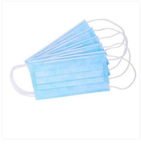 Rectangle Shape Blue Disposable Non Woven 3 Ply Surgical Face Mask 1 Mm Age Group: Women