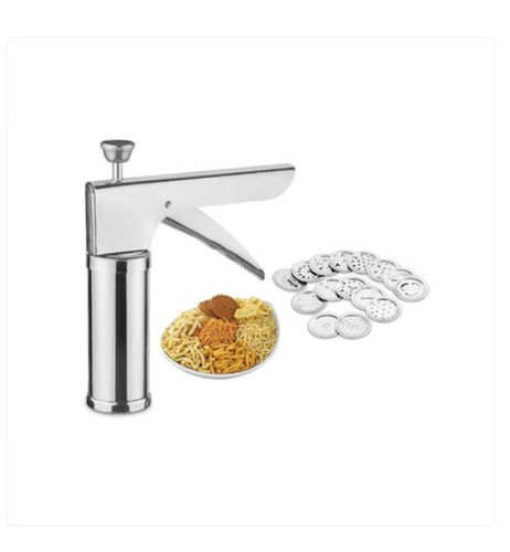 Stainless Steel Material Silver Kitchen Press With Multipurpose Design Blades For Snackes