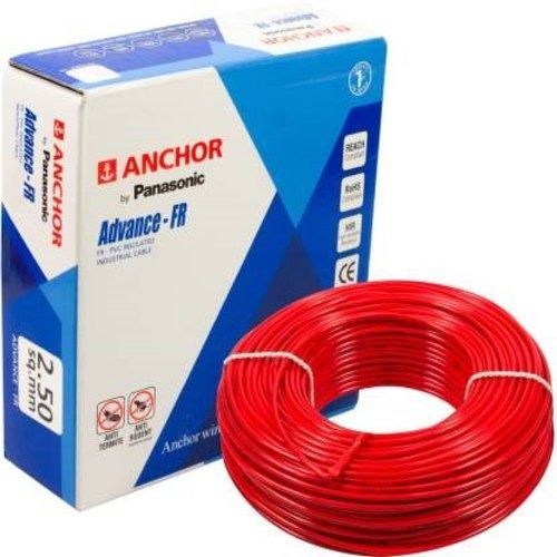 Wire Size 1.5 Sq/Mm 180M Roll Length 220 Voltage Red Anchor Electrical Wire Application: Industrial