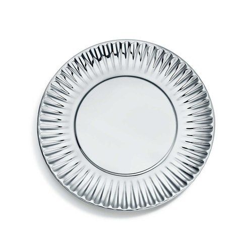 Wrinkle Laminated Silver Foil Paper Plate