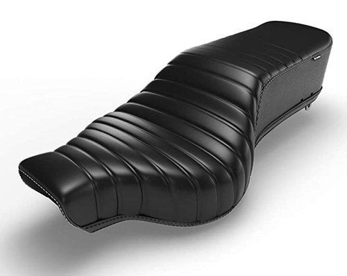 Black Leather And Foam Bike Seat