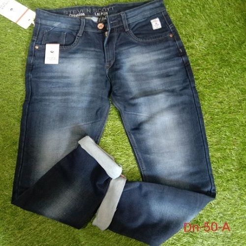 Boys Comfortable And Breathable Stretchable Fancy Blue Denim Jeans