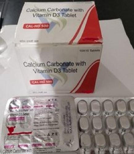 Calcium Carbonate Vitamin Tablets