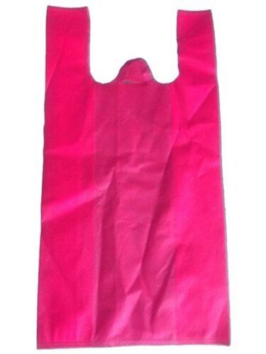 Cost Friendly Plain Pink Non Woven W Cut Bags For Shopping