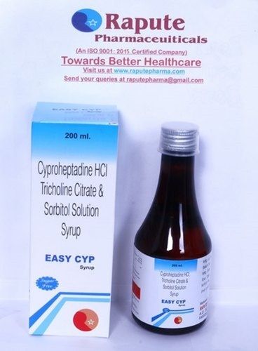 Cyproheptadine Hcl Tricholine Citrate And Sorbitol Solution Syrup