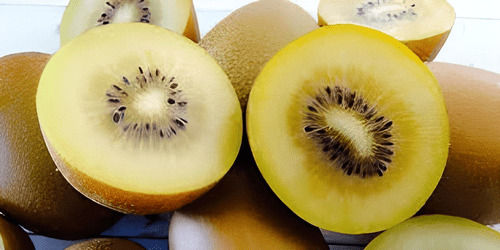 Delicious Mouthwatering Citrusy Brownish-Green Looks Like Fuzzy A Grade Kiwi 