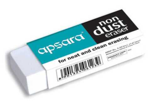 Rubber Easy To Use And Dust Free Lightweight Without Paper Damage Multicolor Eraser