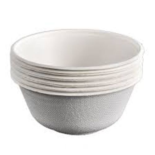Eco Friendly Round White Disposable Paper Bowls
