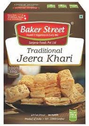 Hygienically Packed Crispy And Crunchy Baker Street Traditional Jeera Khari Biscuit 