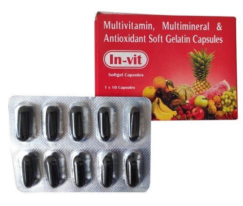 In-vit Multivitamin Multimineral And Antioxidant Soft Gelatin Capsules