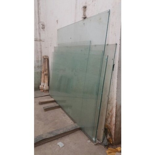 Solid Inclusive Collection Shape Flat Transparent Saint Gobain Toughened Glass Thickness 10.0 M