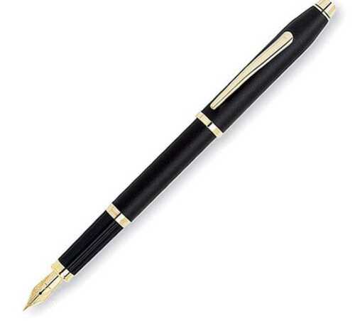 Black Light Weight And Easy To Carry Comfortable Grip Extra Smooth Fountain Pen