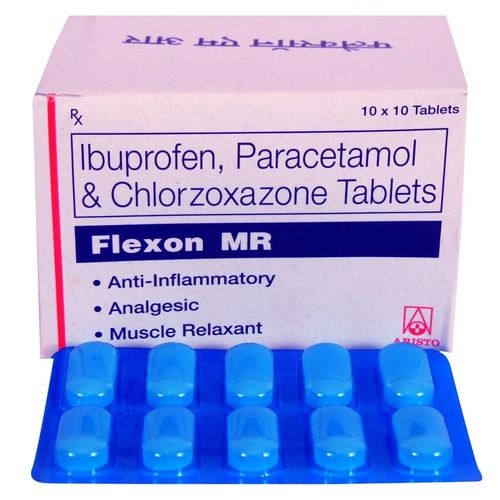 Medicine Grade 10 X10 Tablet Ibuprofen Paracetamol And Chlorzoxazone Tablet Age Group: Children