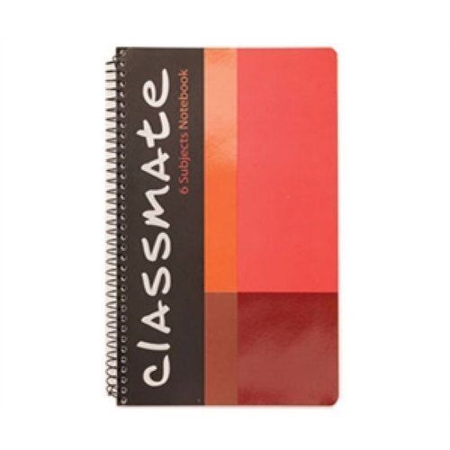 Paper Rectangular Shape Printed Student Friendly Easy To Use Spiral Bound Single Line A4 Size Classmate Notebooks 