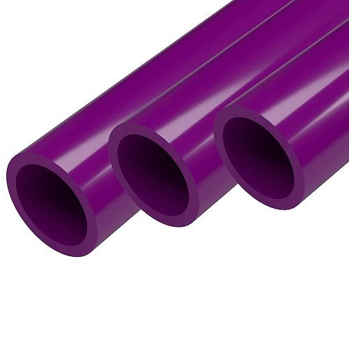 Solid Strong Long Durable And High Strength Leak Proof Purple Pvc Plastic Pipe