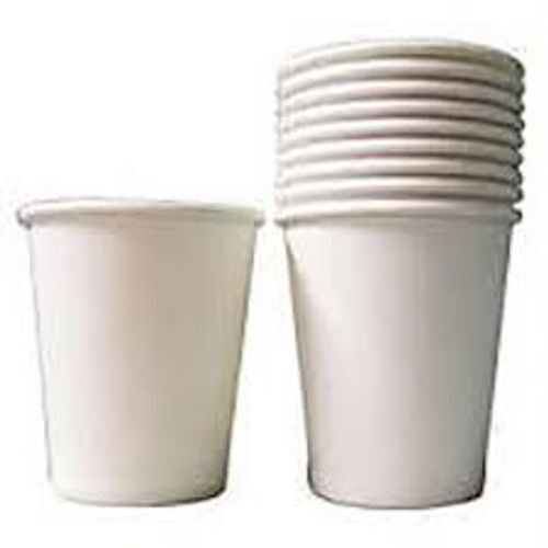 White Recyclable Disposable Paper Cups