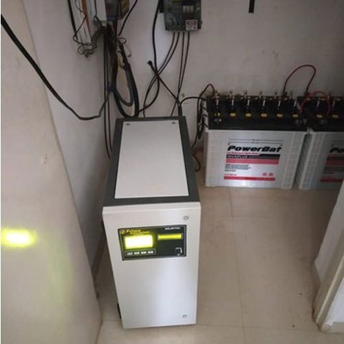 Solar Inverter - Plastic Material, Customizable Size, White and Blue Color | 120W Max System Voltage, 280W Output Voltage, Shock Resistant Design, 1-Year Warranty