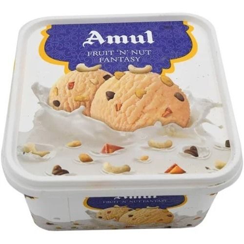  1L A Grade Fruit And Nut Sweet And Cool Fantasy Amul Butterscotch Ice Cream Fat Contains (%): 7 Percentage ( % )