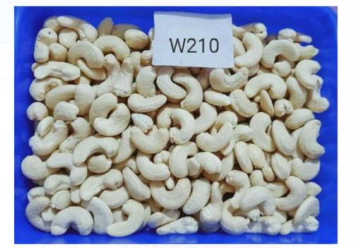 100% Natural And Pure Common Cultivation Raw Processing White W210 Cashew Nuts