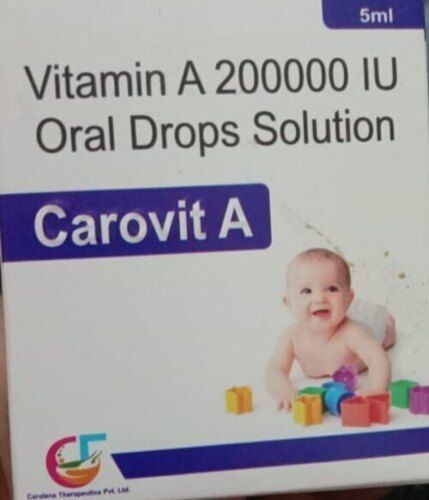 5 Ml Nanoshot Liquid Carolene A 200000 Iu Vitamin A Dietary Supplement Pediatric Drops For Baby Dry And Cool