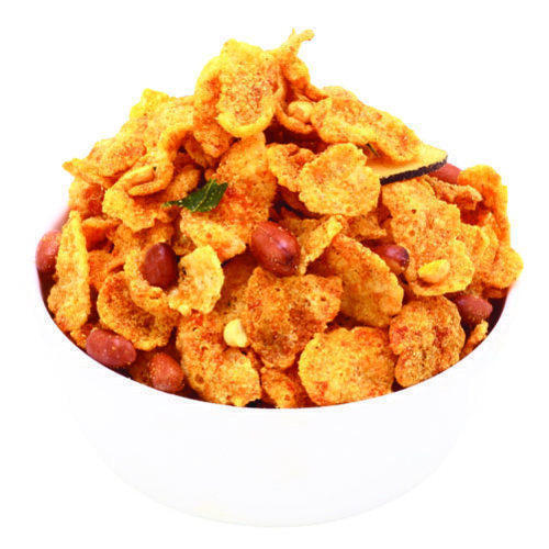 Deep-fried Yummy And Delicious Tasty Origins Maharashtra Masala Corn-flacks Makai Chivda