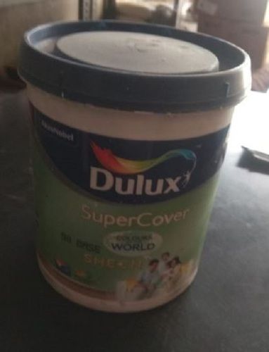 White High Sheen Water Based Paint Dulux Super Cover Emulsion Paint For Home 