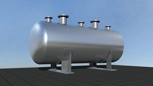 Leakage Proof Horizontal Chemical Storage Tank For Industrial Use