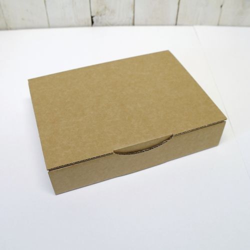 Yellowish-Brown Color Lightweight Easy Use Regular Slotted Container Flat Micro Corrugated Boxes 