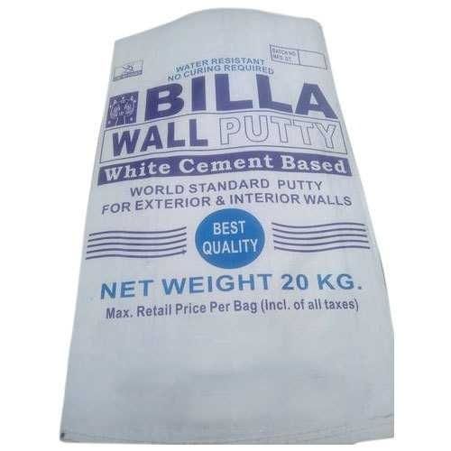 Low Maintenance Strong Excellent Finish Reliable White Billa Wall Putty 