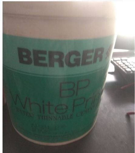 Pack Of 1Plastic Bucket Water Based Liquid White Primer Berger Wall Paint  Grade: Industrial