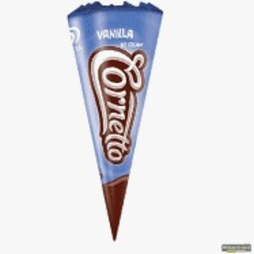 Pack Of 105ml Triangle Shape Sweet And Cool Taste Cornetto Choco Vanilla Cone Ice Cream