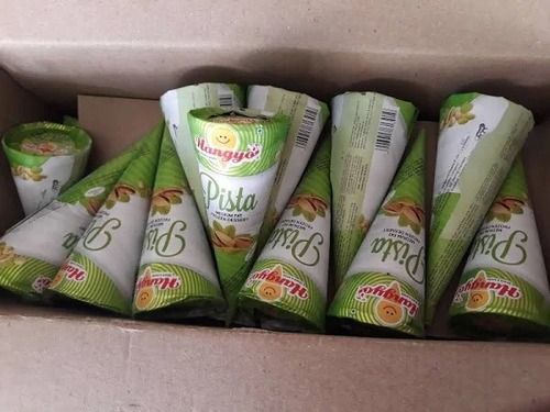 Pack Of 110ml Sweet Taste Heritage Pista Cool Green Cone Ice Cream