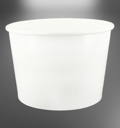 इवेंट और पार्टी सप्लाई के लिए 160 मिलीलीटर क्षमता वाला इको फ्रेंडली प्लेन व्हाइट डिस्पोजेबल पेपर ग्लास