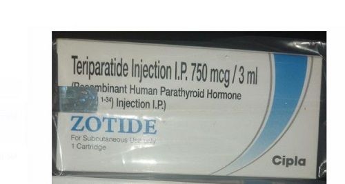 Teriparatide Injection I.P. 750 Mcg/3 Ml Pembinant Human Parathyroid Hormone 1-34 Injection I.P General Medicines