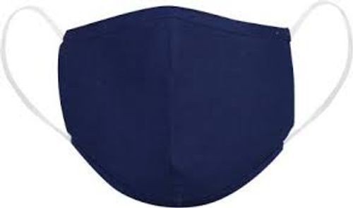 Washable And Reusable Soft Fabric Comfortable Blue Cotton Face Mask